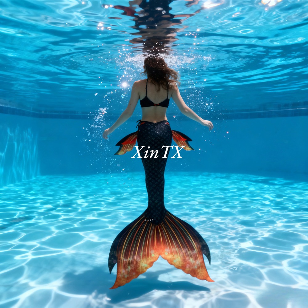 Aquarium & Marine Museum Ums - 성인용 인어 꼬리 수영복, 어울리는 브라