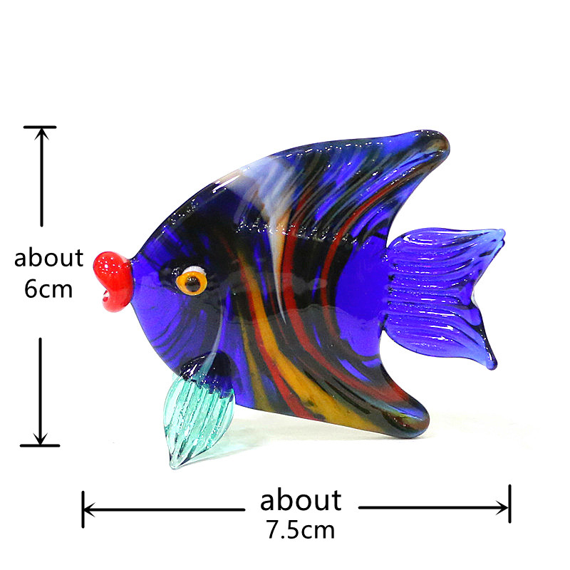 무라노 유리 바다 물고기 미니 피규어 다채롭고 귀여운  - Aquarium Marine Color 리뷰 및 가격