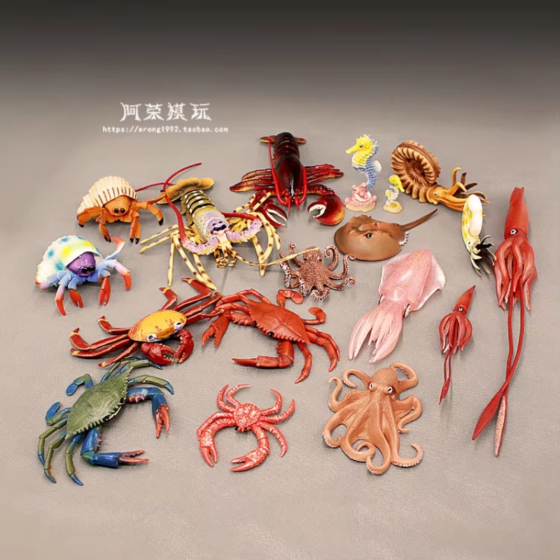 바다 세계 모델 미니 물고기, 문어 랍스터 게, 오징어 - Marine Life Aquariums 리뷰 및 가격