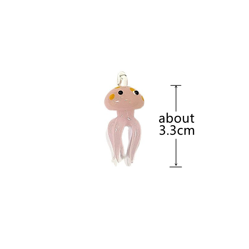 컬러 미니 유리 해파리 펜던트 귀여운 해양생물 장식 액 - Marine Life Aquariums 리뷰 및 가격
