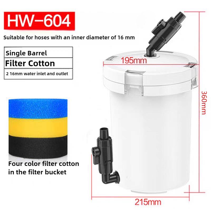HW-604 수족관 필터 버킷 어항용 저소음 외부 캐니 - Marine Aquarium Protein Skimmer 리뷰 및 가격