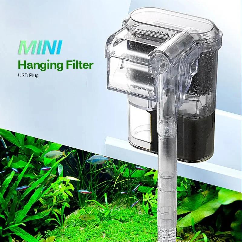 새로운 어항용 걸이식 필터, 미니 필터, USB, 2. - Marine Aquarium Uv Filter 리뷰 및 가격