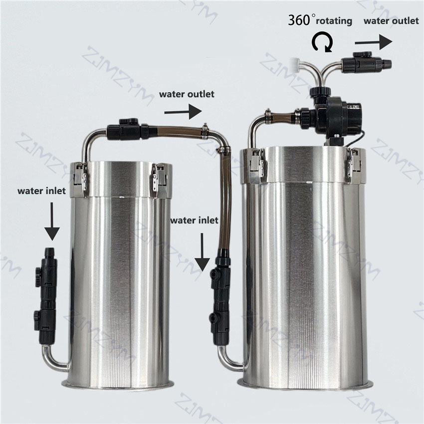 스테인레스 스틸 외부 어항 필터 버킷 수족관 외부 필터 - Marine Aquarium Protein Skimmer 리뷰 및 가격