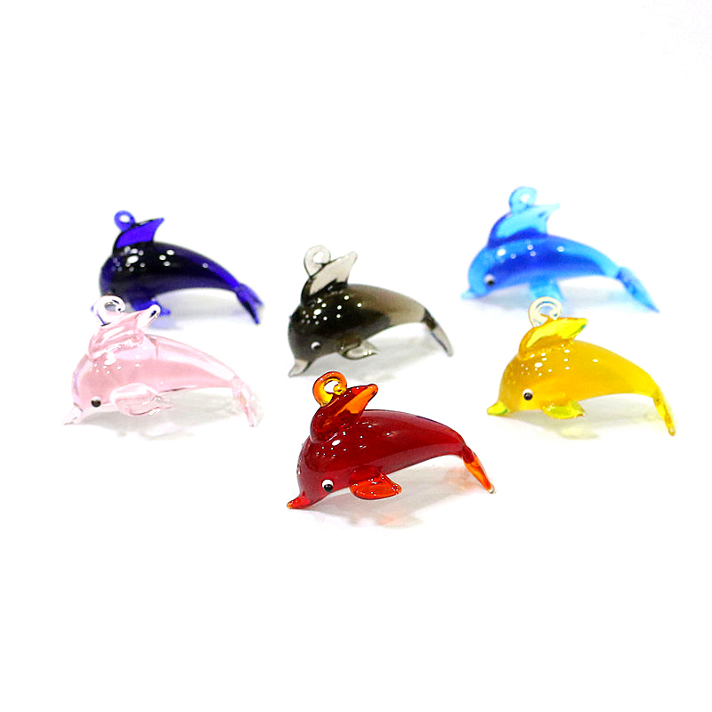 귀여운 돌고래 매력 유리 펜던트 소형 해양 동물 장식  - Marine Aquarium Design 리뷰 및 가격