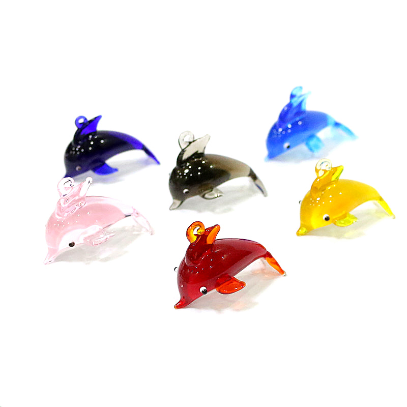 귀여운 돌고래 매력 유리 펜던트 소형 해양 동물 장식  - Marine Aquarium Design 리뷰 및 가격
