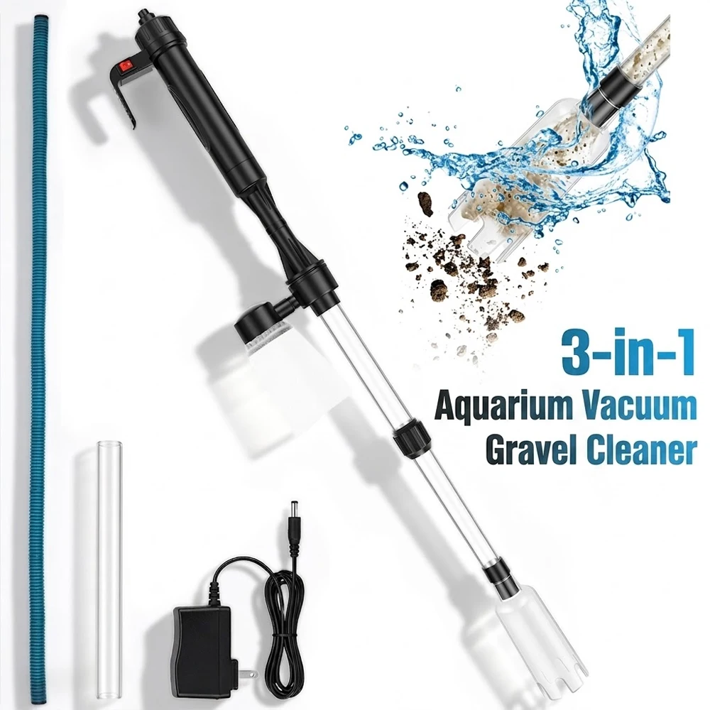 수족관 진공 자갈 청소기 3 in 1 어항 진공청소기  - Aquarium Marine Sand 리뷰 및 가격