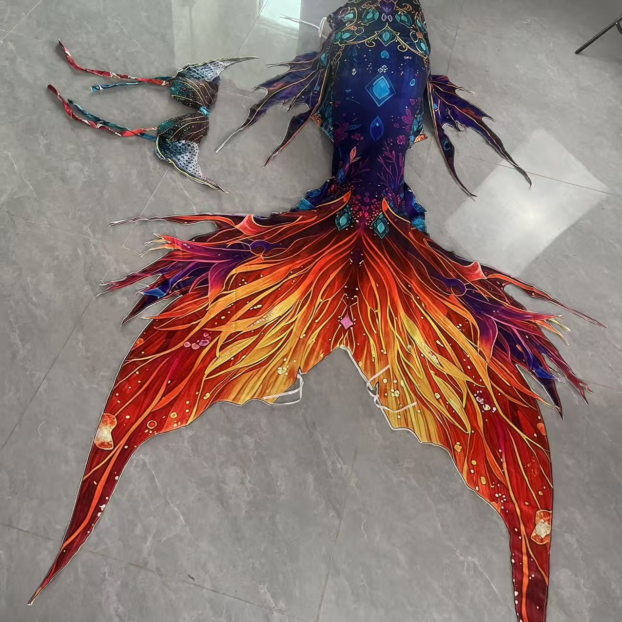 맞춤형 인어 꼬리 세트, 고화질 프린팅된 인어 꼬리,  - Aquarium & Marine Museum Ums 리뷰 및 가격