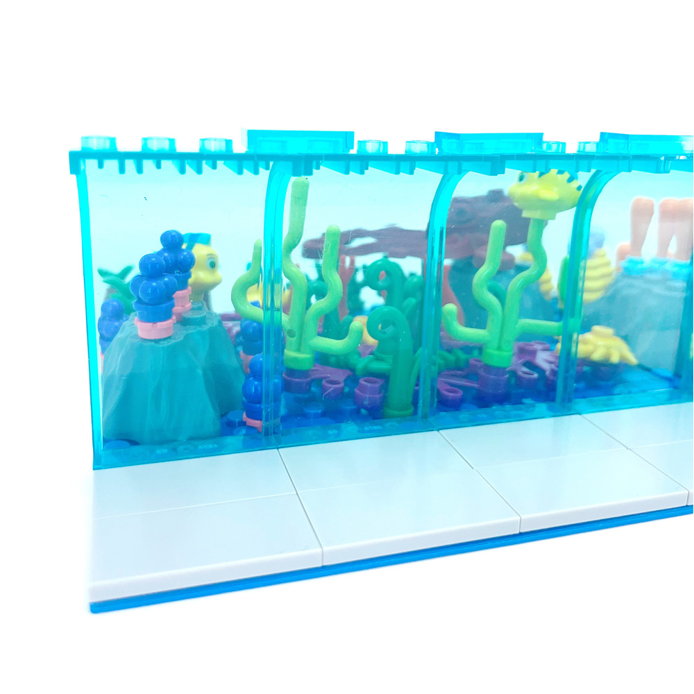 레고 수족관 장면 빌딩 블록과 호환 해양 동물 MOC  - Aquarium Marine World 리뷰 및 가격