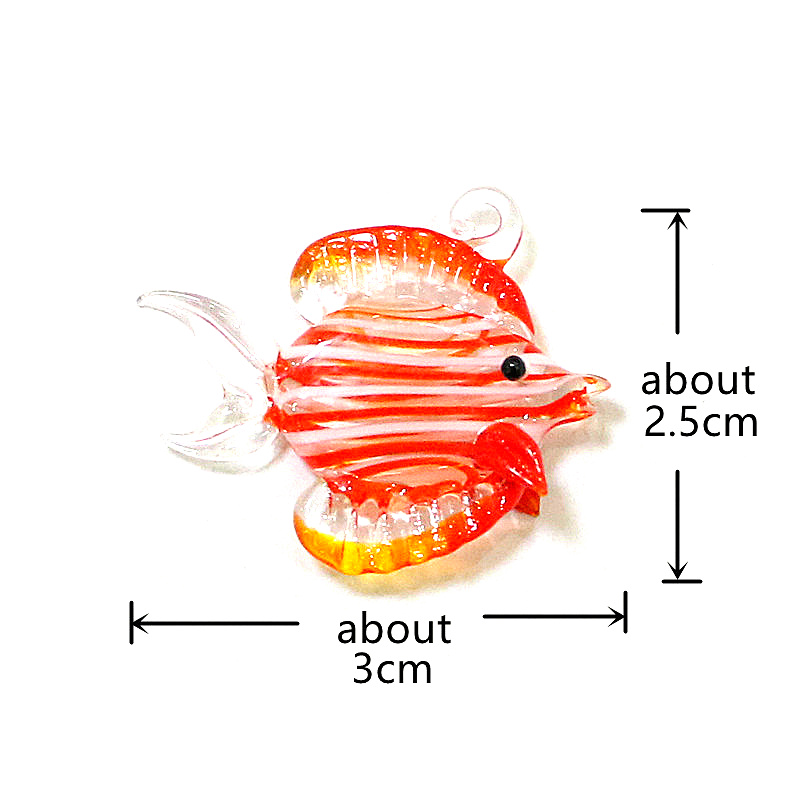 손으로 만든 열대어 미니어처 유리 펜던트 수족관 장식  - Marine Aquarium Design 리뷰 및 가격